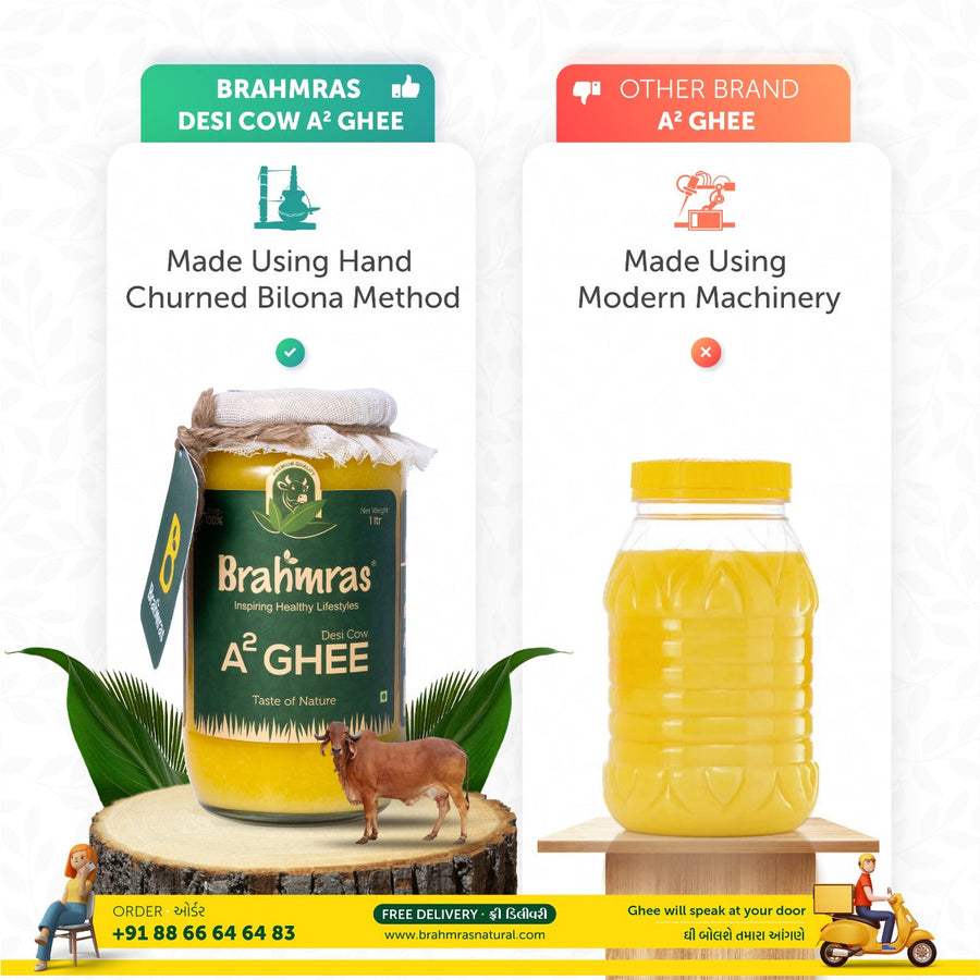 Bhramras A2 Cow Ghee 1L